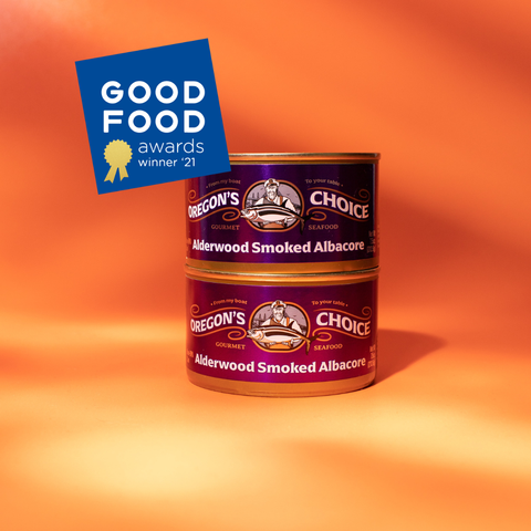 Alderwood Smoked Albacore Tuna, 7.5 oz - Oregon's Choice Gourmet