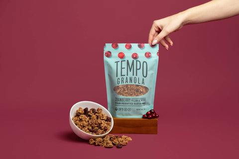 Cranberry Pecan Almond Granola, 11 oz - Tempo Granola