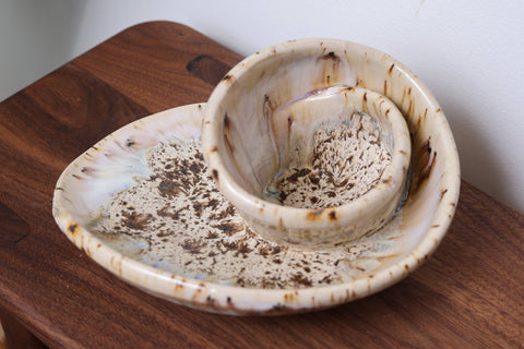 Artisan Swirly Bowls, 8.5 to 9 in - Sawdust and Clay