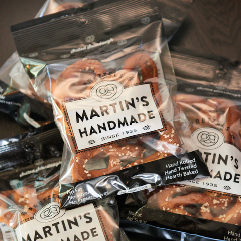 Handmade Pretzels, Salted, 2.75 oz - Martins Handmade Pretzels