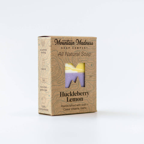 Huckleberry Lemon Bar Soap - Mountain Madness Soap Co.