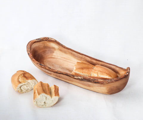 Olive Wood Bread Basket, 9.8" – ArtisRaw