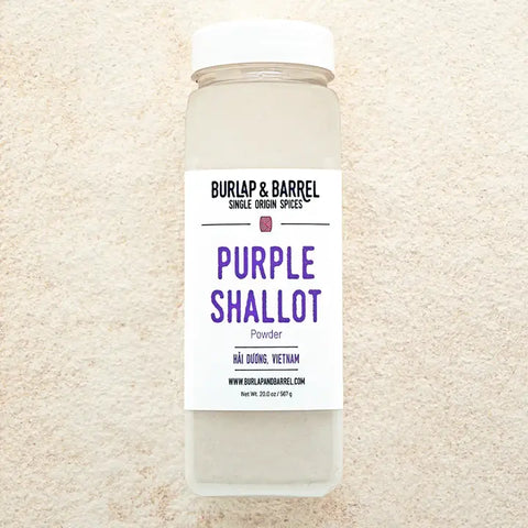Purple Shallot Powder, 20 oz - Burlap & Barrel