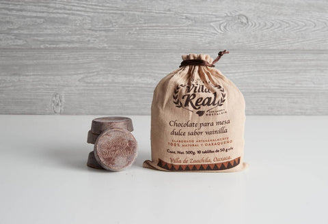 Villa Real Mexican Hot Chocolate: Sweet Dark, Small (5 Discs) - Verve Culture