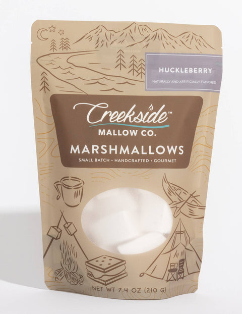 Huckleberry Marshmallow: 12 ct - Creekside Mallow Co.