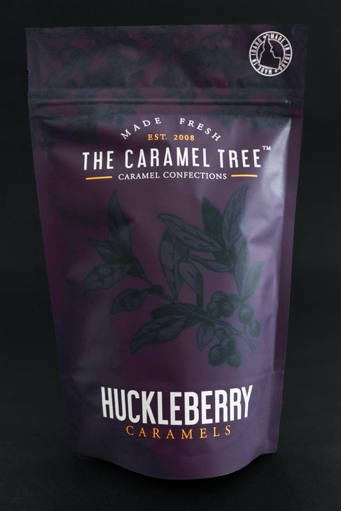 Huckleberry Caramel Pouch, 8oz - The Caramel Tree
