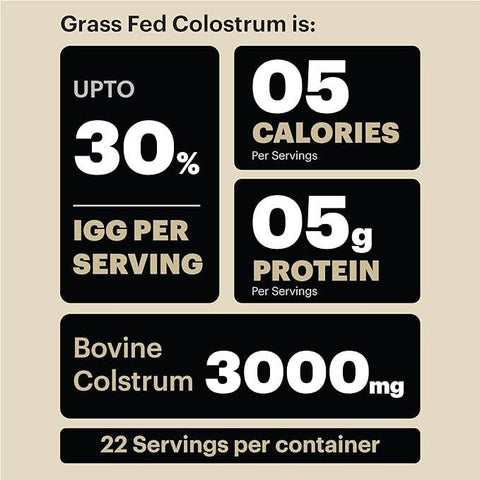 Grass Fed Colostrum Powder, 4 oz - Hearthy Foods