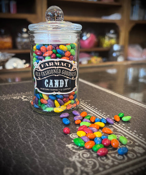 Sunflower Seed Chocolate Candy in Apothecary Jar - Montana Farmacy