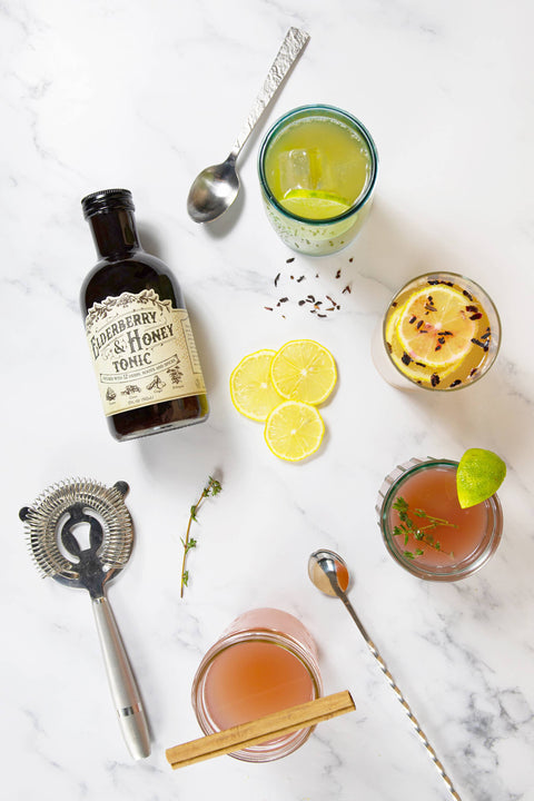 Elderberry & Honey Tonic, 16 oz - Roots And Leaves