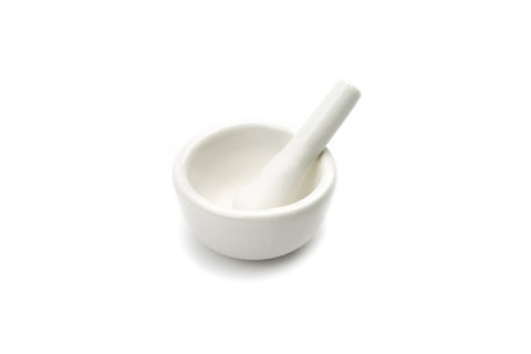 Porcelain Mini Mortar and Pestle, 2.75"x1.5" - Fox Run Brands
