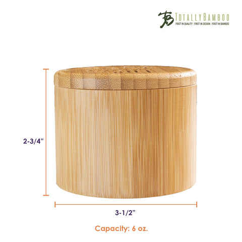 Salt Box: "Take Life with a Grain Of Salt" Engraved - Totally Bamboo