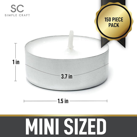 Tea Lights Candles, single - Zulay Kitchen