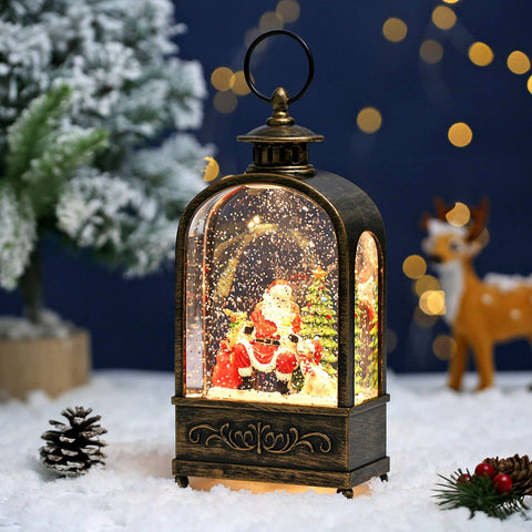 Christmas Vintage Snow Globe Lantern - SINT