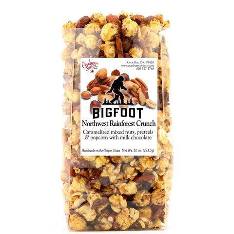 Bigfoot Northwest Rainforest Crunch - Chocolate, 5 oz - Cranberry Sweets & More