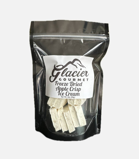 Freeze Dried Apple Crisp Ice Cream, 3 oz Bag - Glacier Gourmet