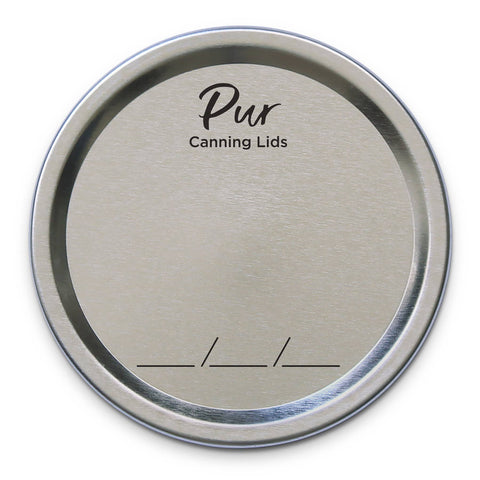 Wide Mouth Canning Lid, Box of 12 (No Band) - Pur Mason