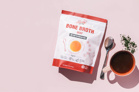 Beef Bone Broth Powder, 16 oz - Hearthy Foods