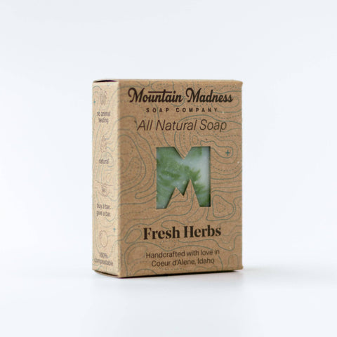 Fresh Herbs Bar Soap - Mountain Madness Soap Co.