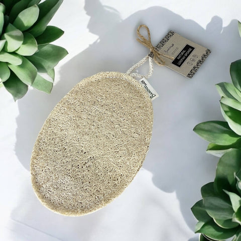 Large Exfoliating Loofah, Oval - Bamboo Switch