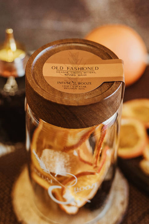 Old Fashioned: 16 oz. Jar - Infuse & Booze