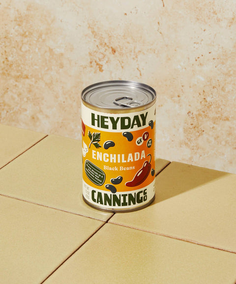 Enchilada Black Beans: 15 oz can - Heyday Canning Co.