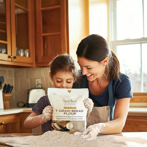Organic 7 Grain Bread Flour 18oz - Great River Milling