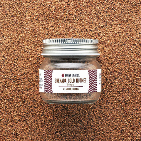 Grenada Gold Nutmeg Ground - Single Origin Spice & Seasoning - Burlap & Barrel
