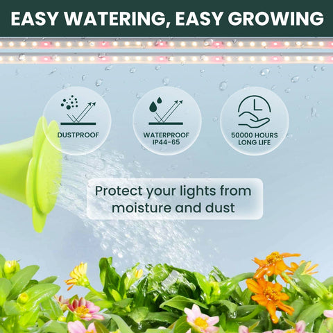 2 Pk FLEX GROW - Silicone Tube LED Grow Light, 4000K - My City Garden