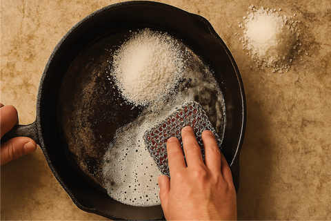Cast Iron Cleaner, 2.5 lb - Salt and Soda Scrub