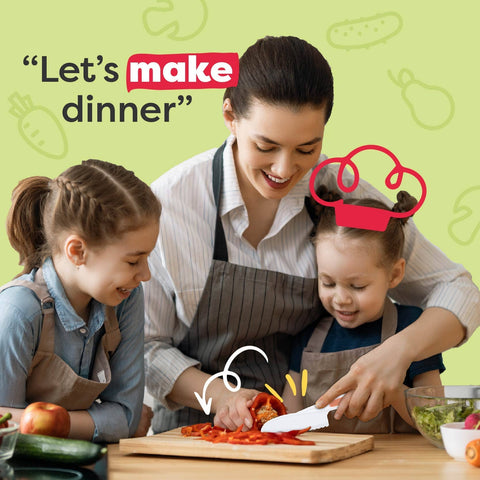 Kid Safe Knives Set for Real Cooking - Baketivity Corp