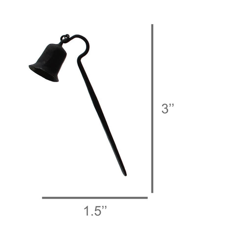 Forged Candle Snuffer, Iron - Black - HomArt