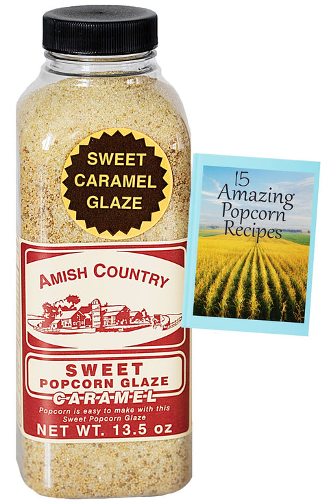 15oz Bottle of Caramel Glaze - Amish Country Popcorn