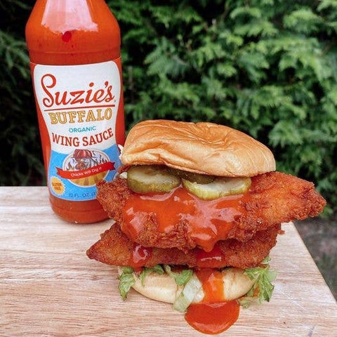 Suzie's Organic Buffalo Wing Sauce, 12oz - Suzie's Organics and More