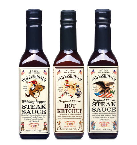 Shemps Old Fashioned Steak Sauce, 9.5 oz - Golden West Specialty Foods