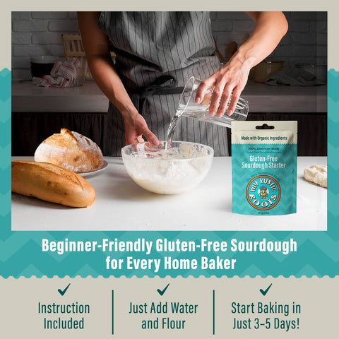 Organic Sourdough Starter, 12 gram, Non-GMO Gluten-Free - My Rustic Roots