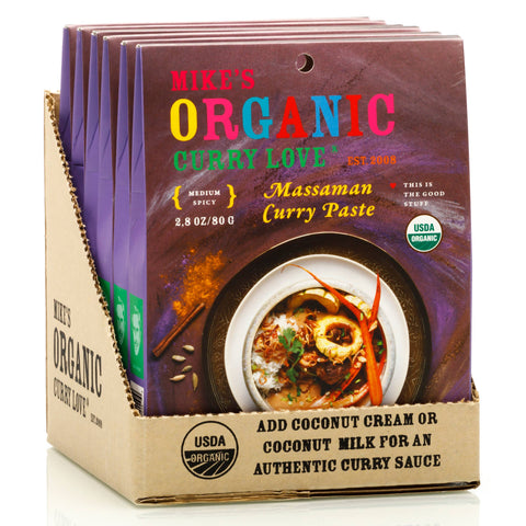 Massaman Curry Paste, 2.8 oz - Mike's Organic Curry Love