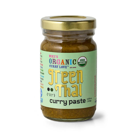 Green Thai Curry Paste, 4.25 oz, ORGANIC - Mike's Organic Curry Love