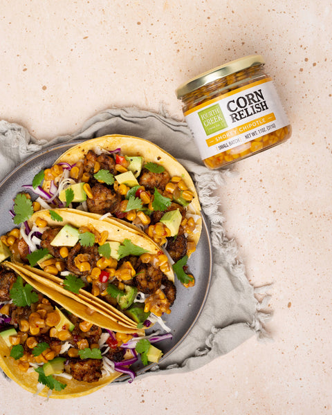 Smoky Chipotle Corn Relish, 11 oz - Fourth Creek Food Co.
