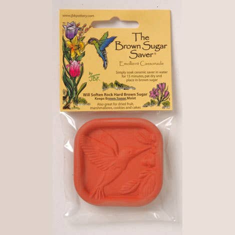Brown Sugar Saver, Hummingbird - JBK Pottery