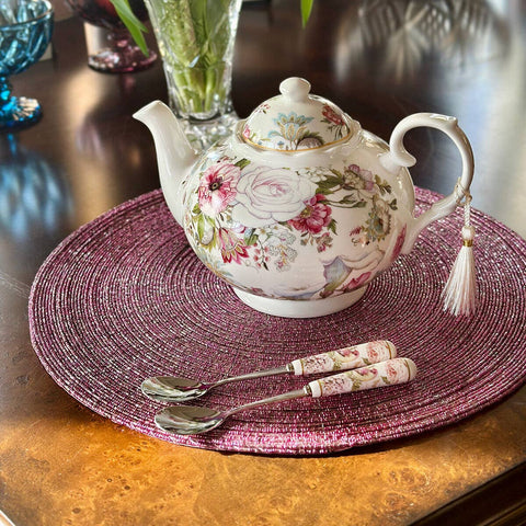 Dream Garden Bone China Teapot, in Gift Box