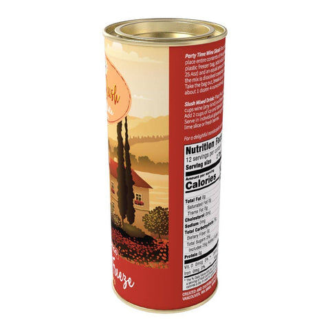 Red or White Wine Slush - Peach Mango, 12oz Round Tin - McSteven's