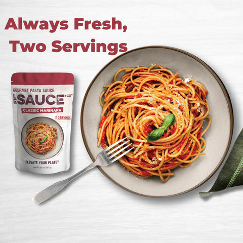 Classic Marinara Gourmet Pasta Sauce, 2 Servings, 8.8 oz - Sauce Le Sauce & Co (Copy)