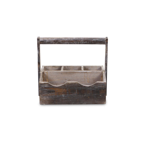 Nicola Wooden Decorative Caddy: Small - Cheungs Home Decor