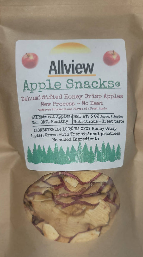 Honey Crisp Apple Snacks, 3 oz - ALLVIEW ORCHARDS