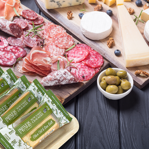Olive Oil & Sea Salt, Single Serve Pack - Partners Crackers Snack Packs
