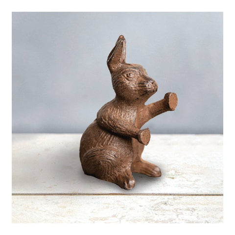 Cast Iron Bunny Door Stop - Manual Woodworkers and Weavers, Inc.