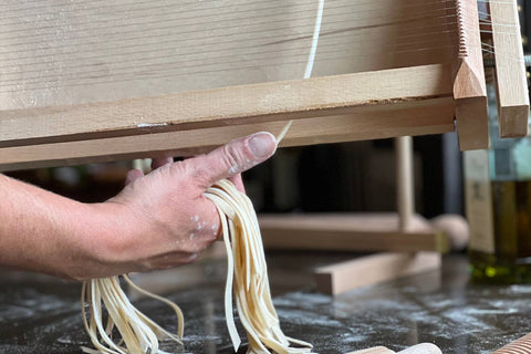 Italian Pasta Chitarra with Rolling Pin: Small - Verve Culture