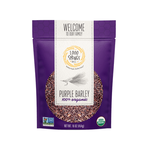 16 oz. Organic Purple Barley - 1000 Springs Mill