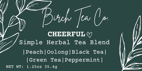 Cheerful - Green Tea Loose Leaf Tea Blend - Birch Tea Co.