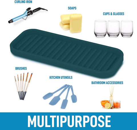 Silicone Sponge Holder for Kitchen Sink: Gray - Zulay Kitchen